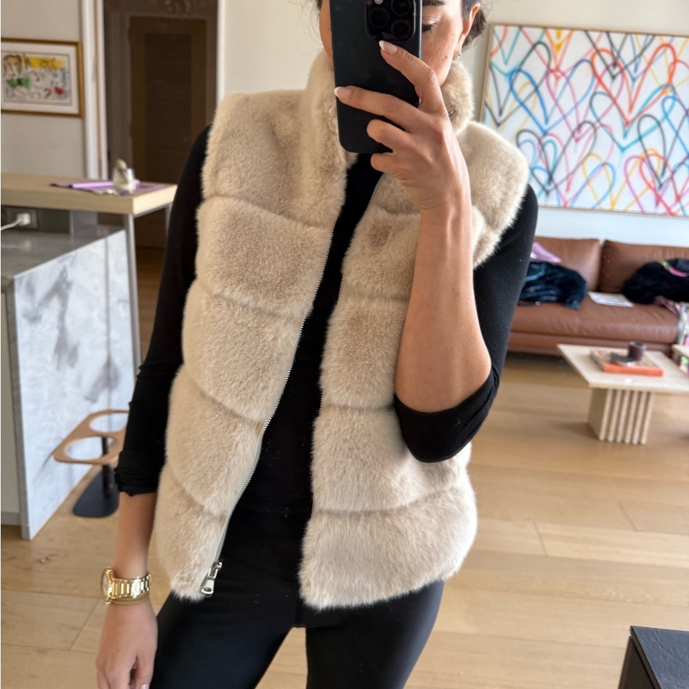 Generation love faux fur vest